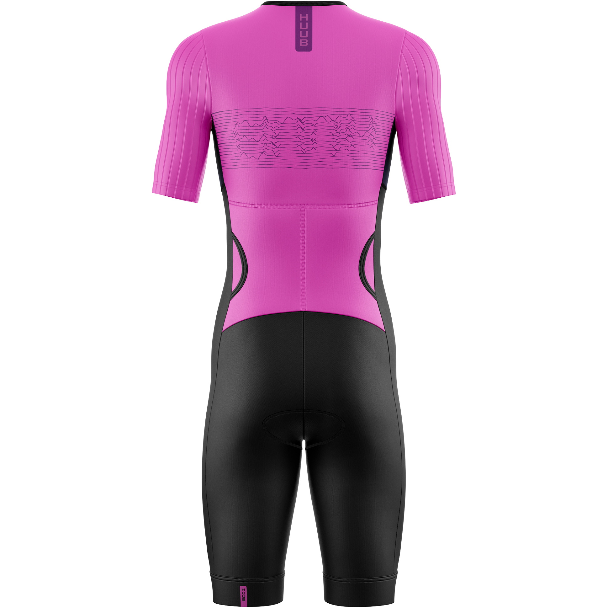 2026 HUUB Womens Contour Tri Suit CONTSBP - Black / Pink